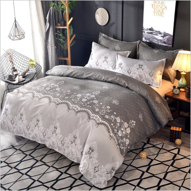 Bedding Set Pug Luxury Red Whilt Purple Duvet Cover Queen King