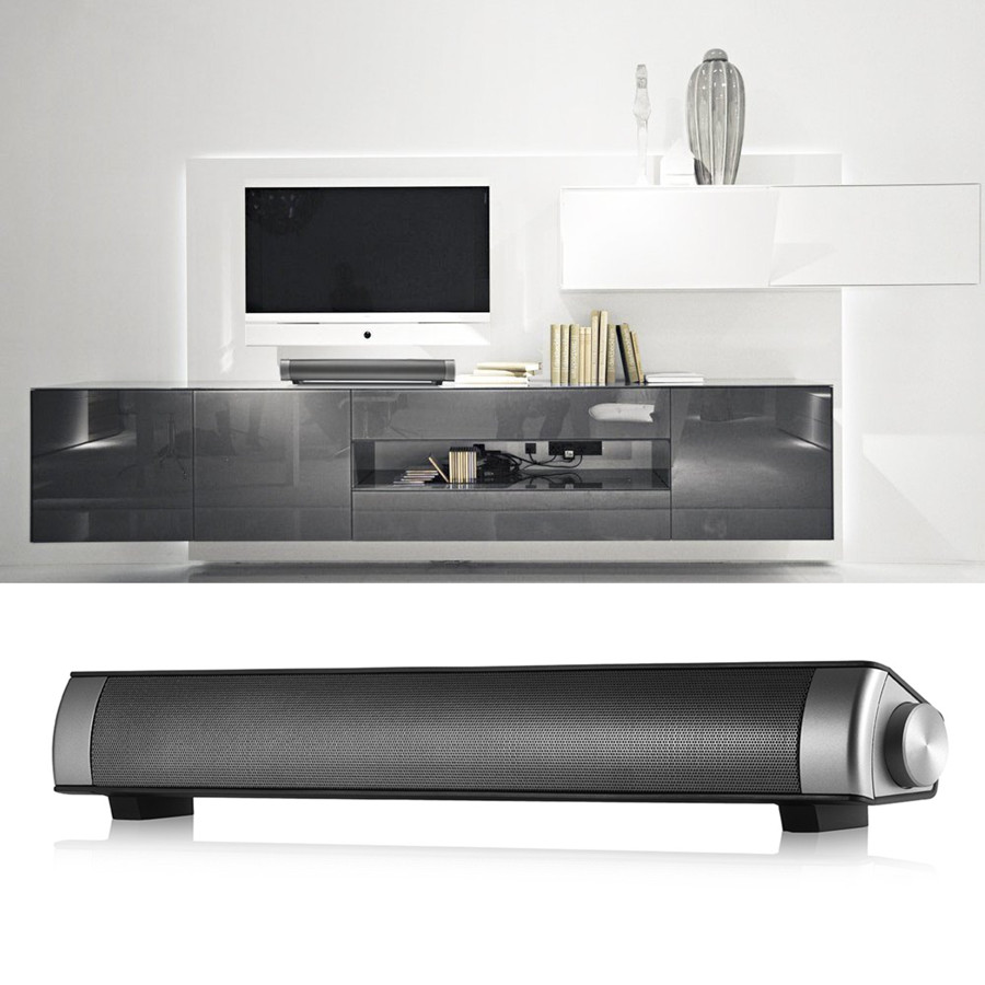 

Slim Bluetooth Soundbar LP-08 HIFI Box Wireless Magnetic Subwoofer Speaker Boombox Bar stick LP08 Portable Hands-free Mic for TV,PC Phones