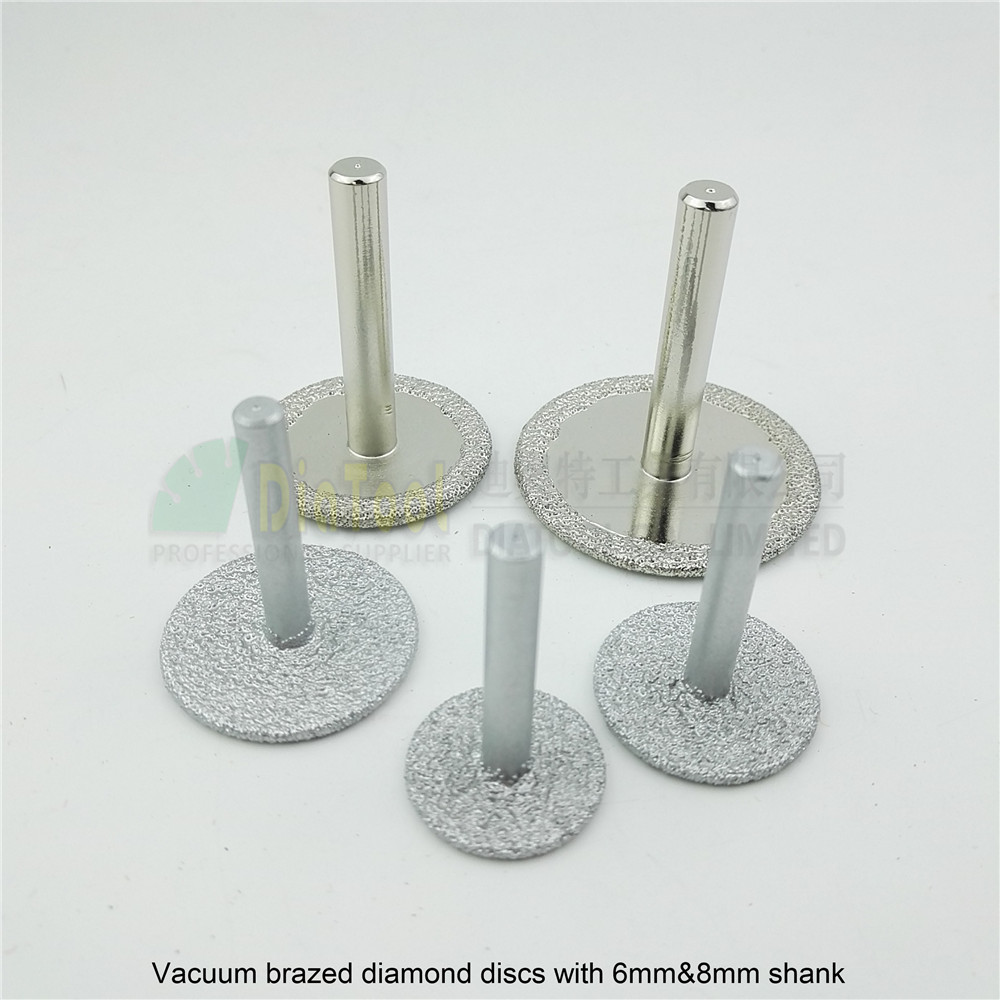 

DIATOOL 2pcs Dia 25mm/30mm/35mm/40mm/50mm Vacuum brazed Diamond Saw Blade Cutting Discs For Grinding Engraving Granite Marble Concrete