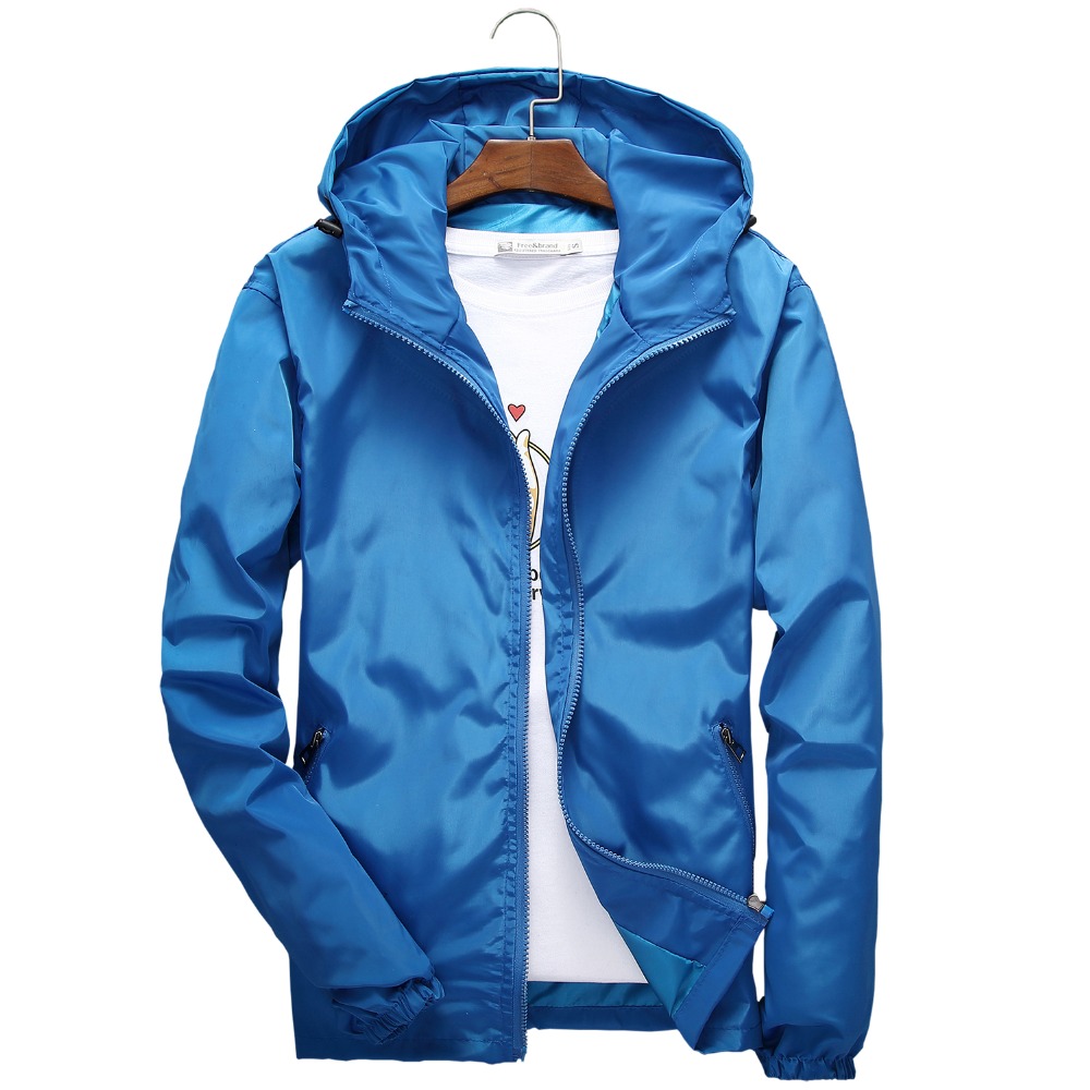 

Size 6XL 5XL 7XL Men Windbreaker Jacket 2018 Thin Jackets Clothes streetwear Men's Clothing Casual and Comfortable K8016, Red