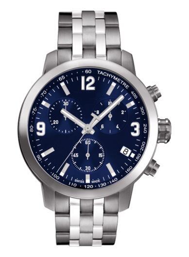 

Hot Sell Free Shipping chronograph mens And Women Watch ETA MOVEMENT With Original box And Certificate T-055.417.11.037.00, Silver