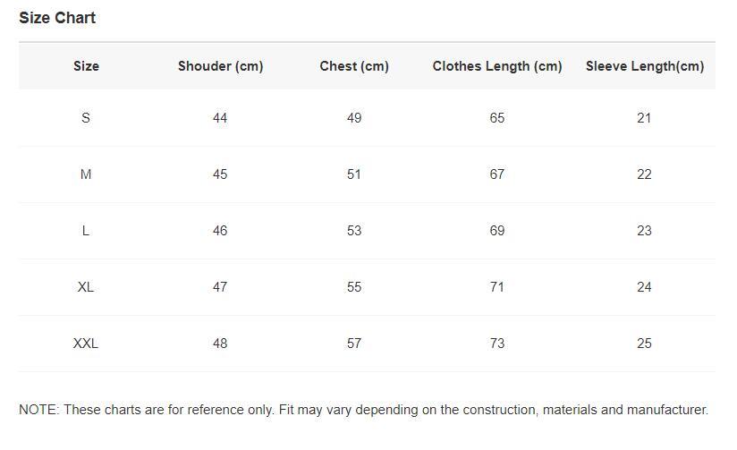 Champion Size Chart Cm