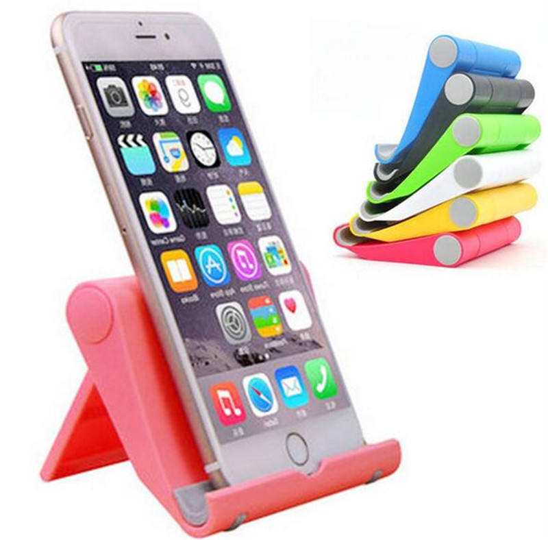

Universal Foldable Stand Holder Portable Desktop Adjustable Bracket Lazy Mount Holder for iphone 7 Samsung HTC Cell phone, Black