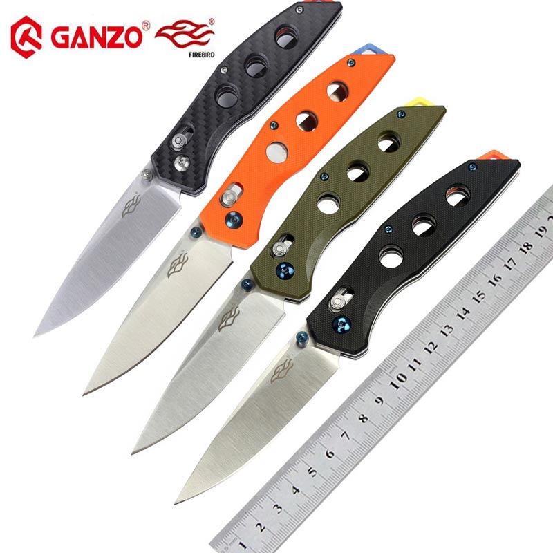 

Firebird Ganzo FB7621 440C blade G10 or carbon fiber handle folding knife tactical knife outdoor camping EDC tool Pocket Knife