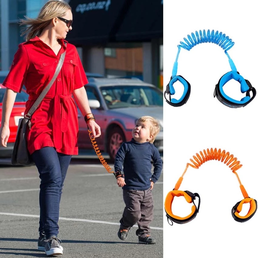 Children Anti Lost Strap Kids Safety Wristband Wrist Link Band Toddler Harness Leash Strap Baby Walkers Belt Hand Rope 1.5M YFA495-image-427554003
