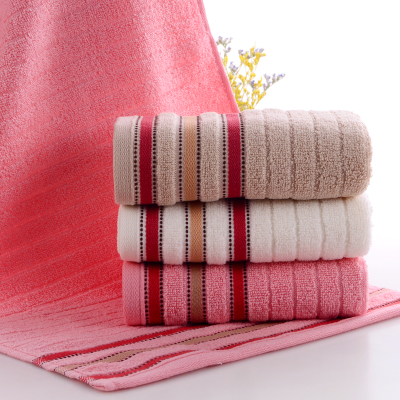 

4 Pure Cotton Towel, Top Quality Household Washes, Soft Washes, Large Towels, Thick Cotton, Wholesale For Men Women Youth, Pink