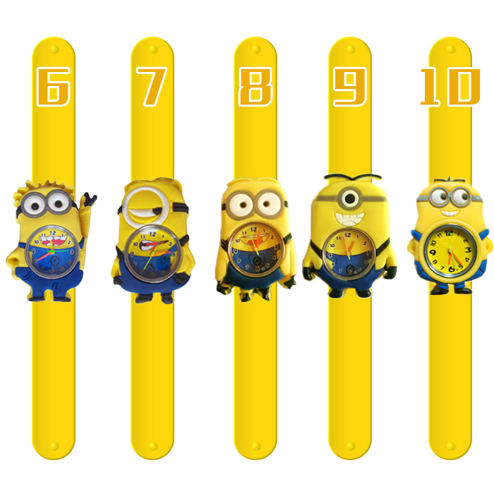 

3D Cartoon Watches Wholesales Slap Watch Boys Silicone Clap Wristwatch Baby Girls Boys Kids Watches, Multi-color