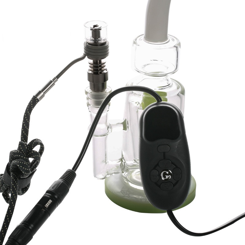 

Original Greenlightvapes G9 Tick Enail Henail Kit Wax Vaporizer With Quartz/titanium Nail Portable E Nail Dab Kit Temperature Controller