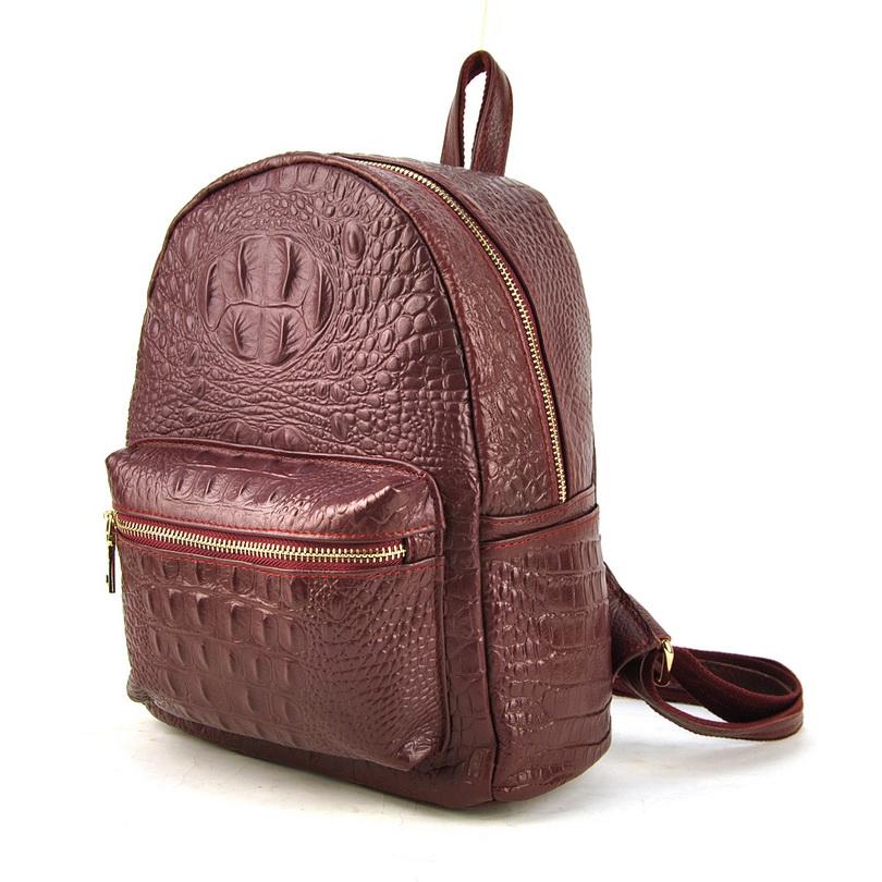 Backpack Female Leather Punk Studded Backpack Wild Large Capacity Retro Shoulder Casual Soft Leather Backpack Brown Multipurpose Daypacks