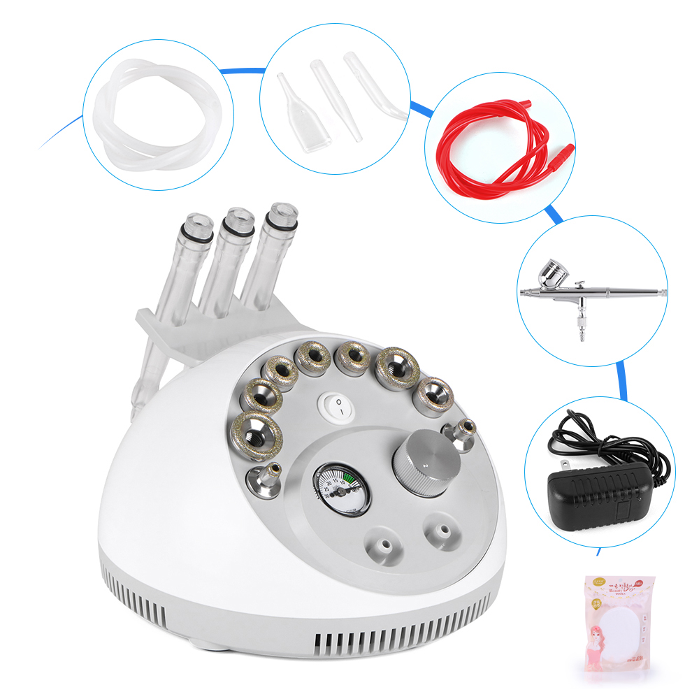

Promotion Price Diamond Dermabrasion Microdermabrasion Facial Peeling Blackhead Removal Vacuum Hydro Sprayer beauty Machine+ Free gift