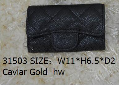 caviar leather gold HW