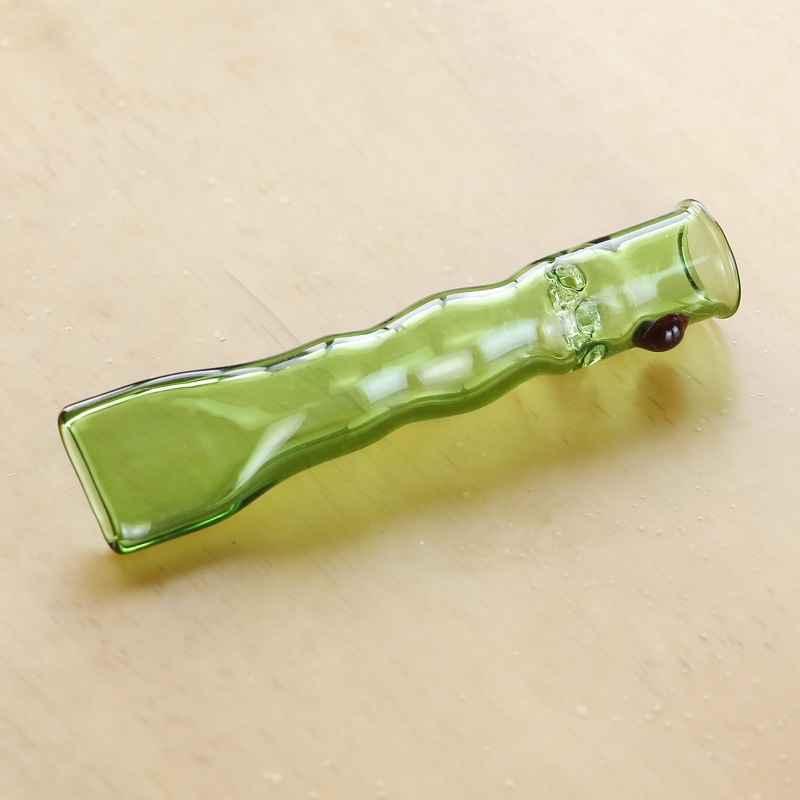 

glass Cigarette holder , snowflake perc High quality glass pipes, mix color