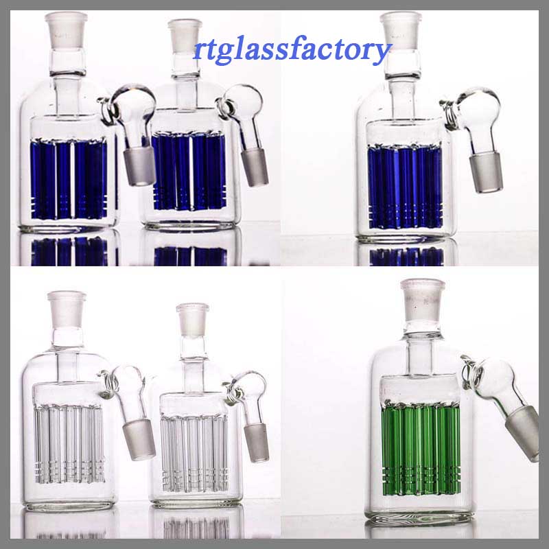 

smoking pipes 11 Arms Glass Ashcatcher 45 Degree Thick 4mm Bongs Ash Catcher Accessories Bong Precooler
