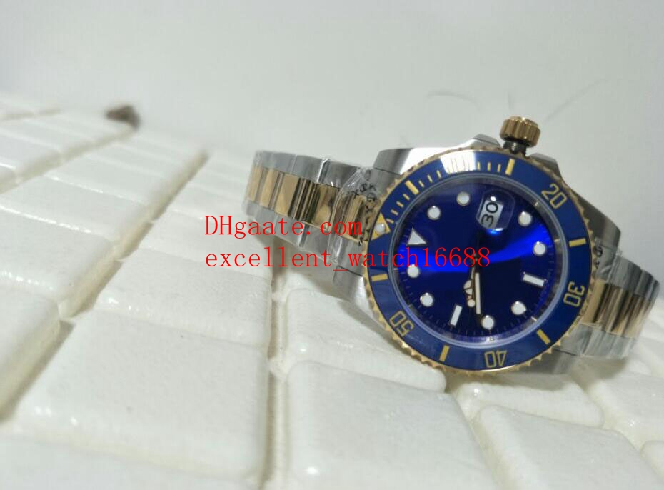 

NEW Hot Selling Fashion Luxury watches 40 mm 116613LB 116613 Stainless Steel Ceramic Bezel Blue Dial Asia 2813 Automatic Mechanical Two To