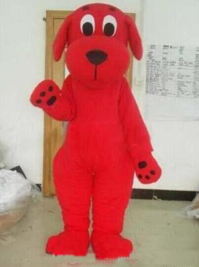 

2018 High quality hot Red Dog Clifford mascot costume Suitable for the different festivals EMS free shipping different, As shown in figure
