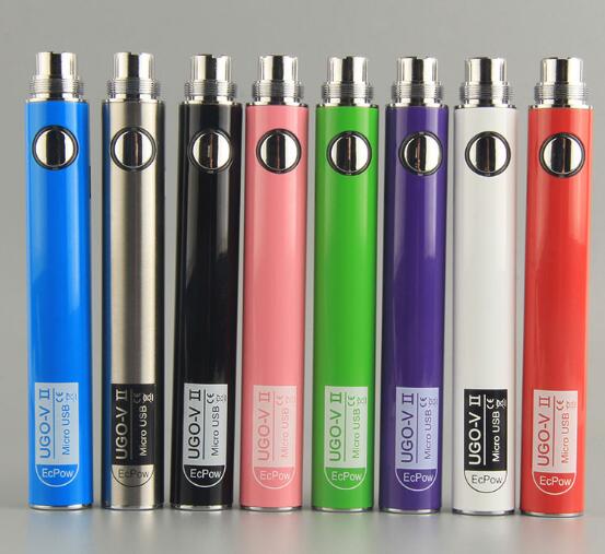 

UGO V II Battery E Cigarette Batteries UGO-V II 650mAh 900mAh Fit 510 Thread CE3 Atomizers