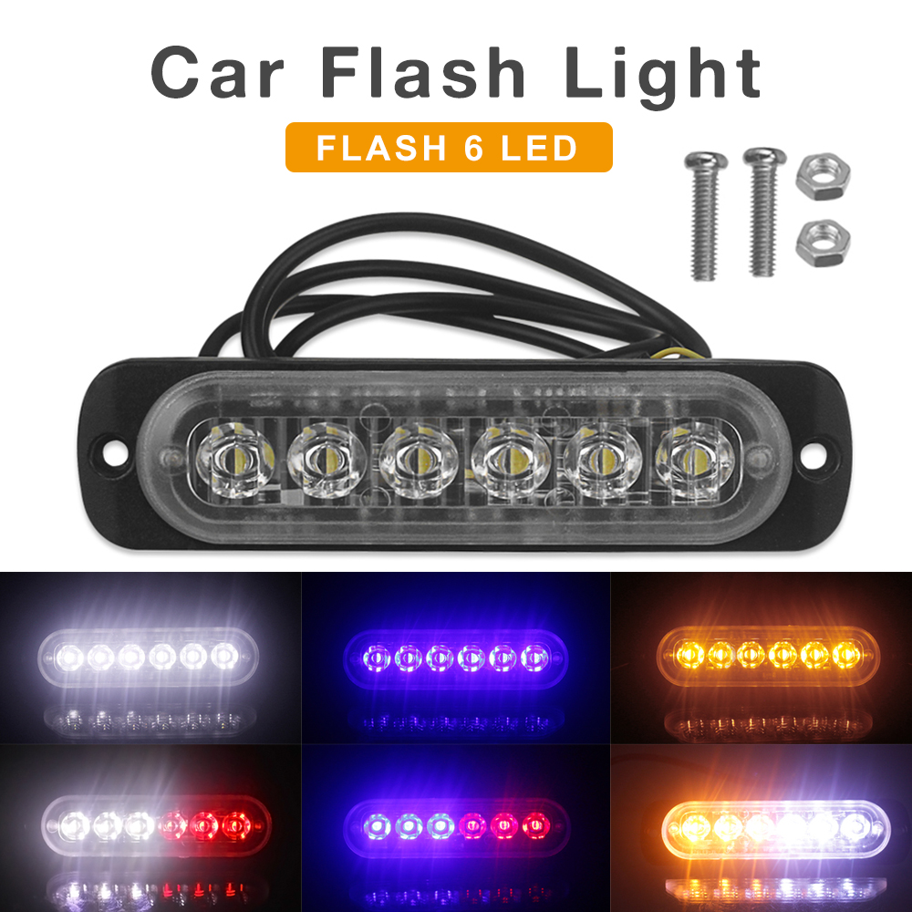 Jaune 20PCS 12V LED Indicateur de signal avertisseur dalarme durgence voyant durgence quatre couleurs Indicateur de signal lumineux