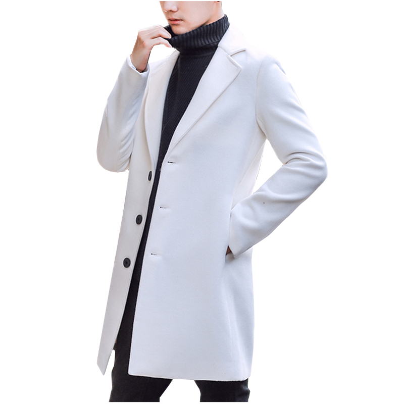 Good Quality Men Coat Winter Jackets Men Outwear Long Jackets New Fashion Male Casual Trench Large S Down Jackets Size S 5XL C18111601