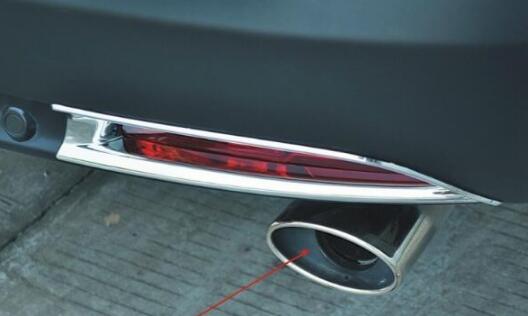 

High quality stainless steel car muffler, exhaust pipe, silencer with bluing color for HONDA CR-V CRV 2012-2015