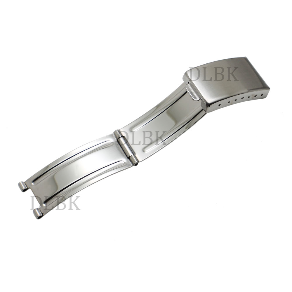 

16mm X 9mm Men Women NEW High Quality Stainless Steel Watch Band Strap Buckle Deployment Clasp for Rolex Watch279L