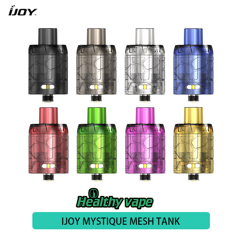 

1005 original IJOY Mystique Mesh Tank 2ml/3ml Disposable Tank with Adjustable Bottom Airflow 3pcs/lot