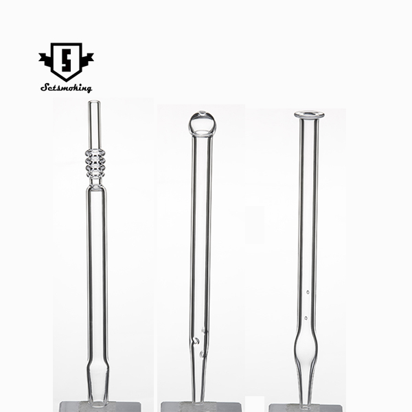 

Quartz mouthpiece Filter Tip Quartz Straw Tube for Oil Glass Dish Smoking NC Kits dab rig Accessories