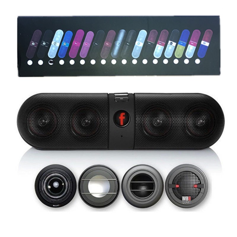 

USB Flash FM Radio Stereo Bass MINI Wireless Portable Speaker MP3 Music Player for Iphone Smart phone and Tablet PC