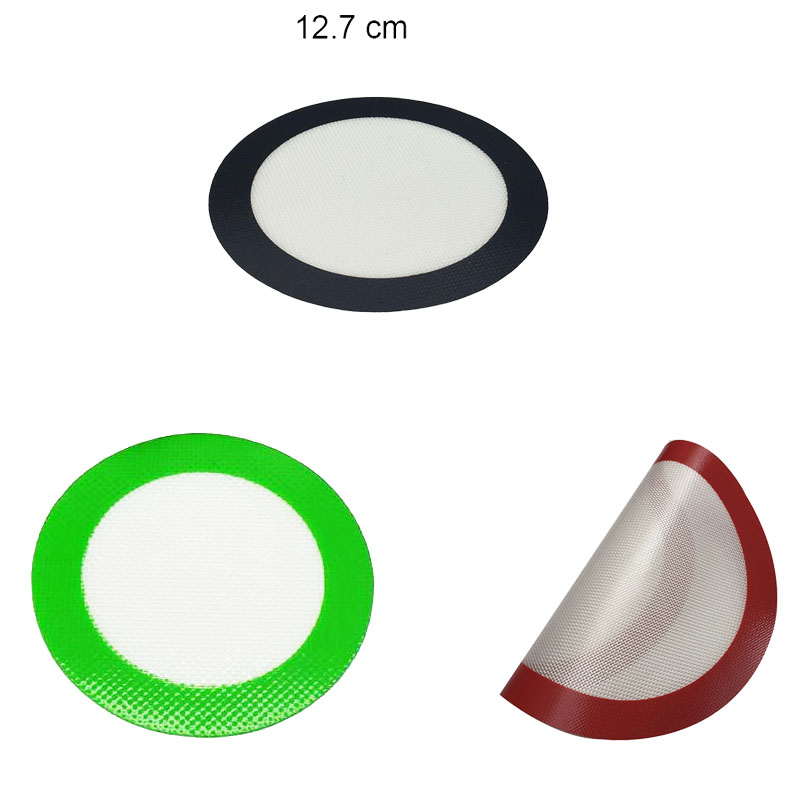 

Food Grade Best Silicone Mat Dough Rolling Mat Circle Silicone Cooking Sheets Pad 12.7 Cm