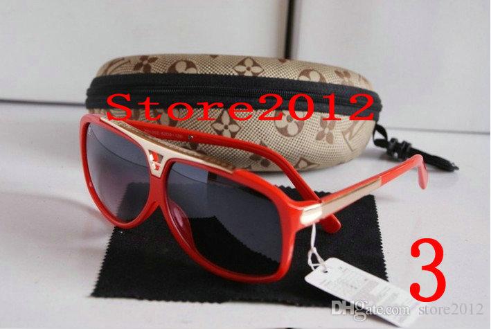 

Hot sell 1pcs Fashion Brand Men's Women's Gradient Lens Sunglasses Designer Glasses Eyewear Evidence Sunglasses Free shipping