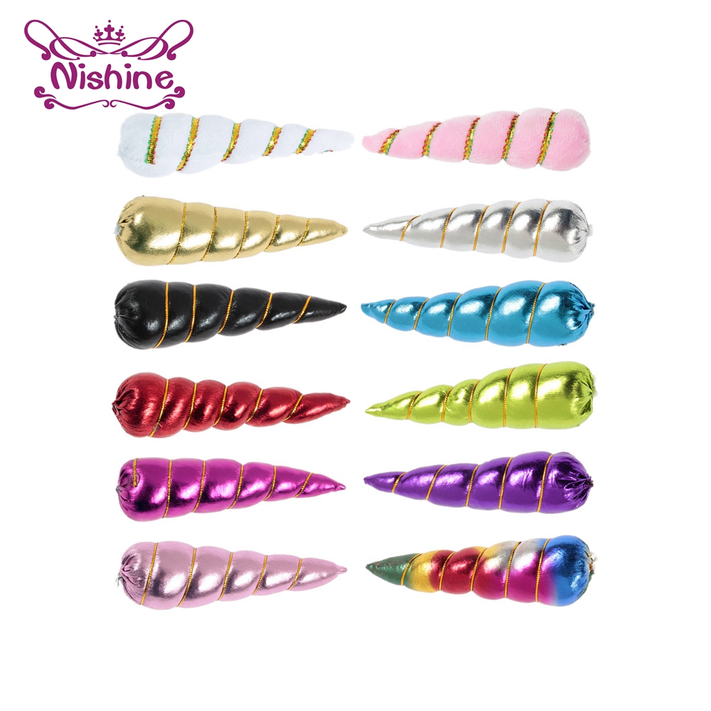 Fashion Solid Color Unicorn Horse Image Headband for Unisex Black One Size