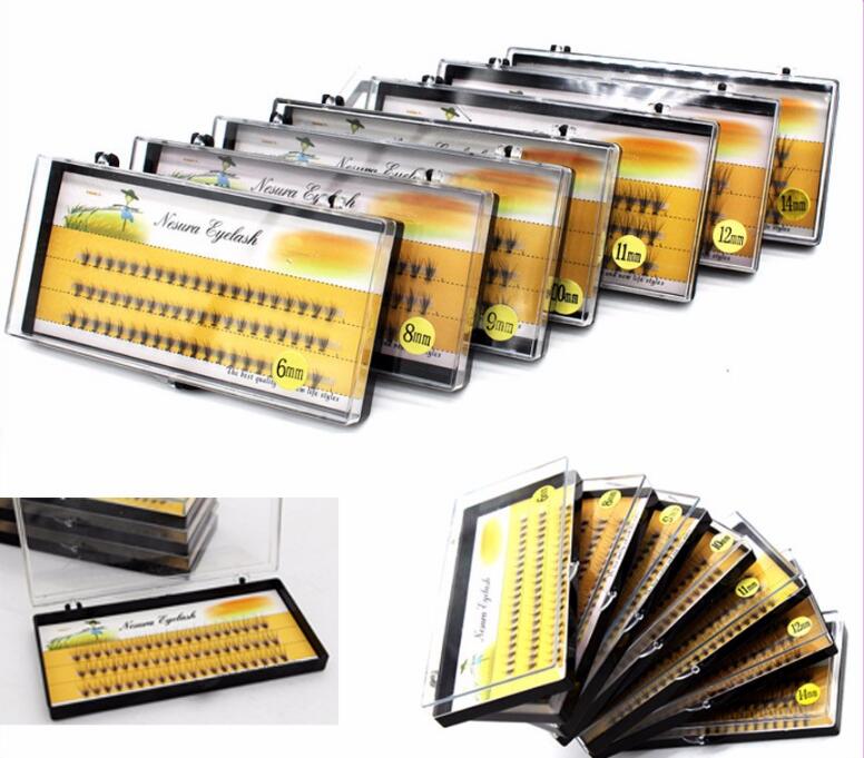 

Artificial natural individual lashes 10 root party club nep wimpers false eyelashes professional makeup fake eyelash