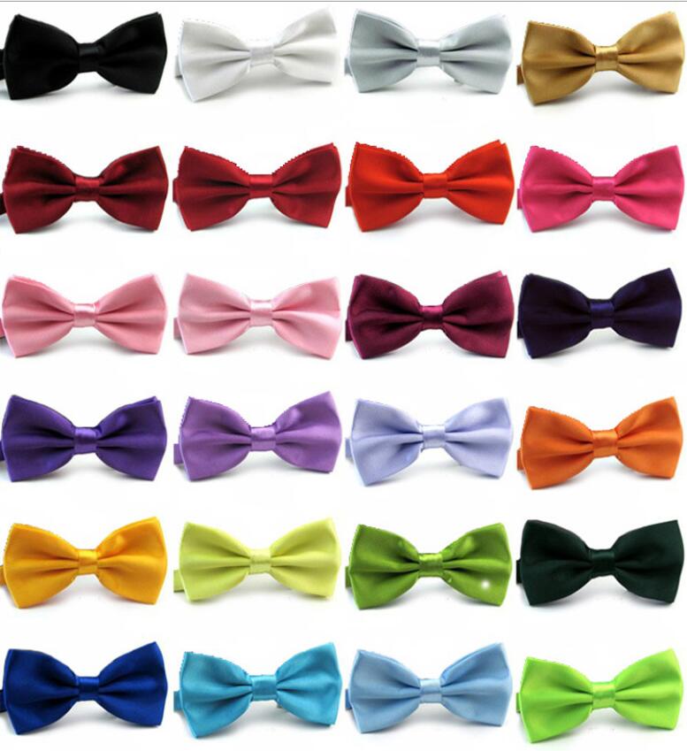 

Solid Fashion Bow ties Groom Men Colourful Plaid Cravat gravata Male Marriage Butterfly Wedding Bowties business bow tie mixed colors