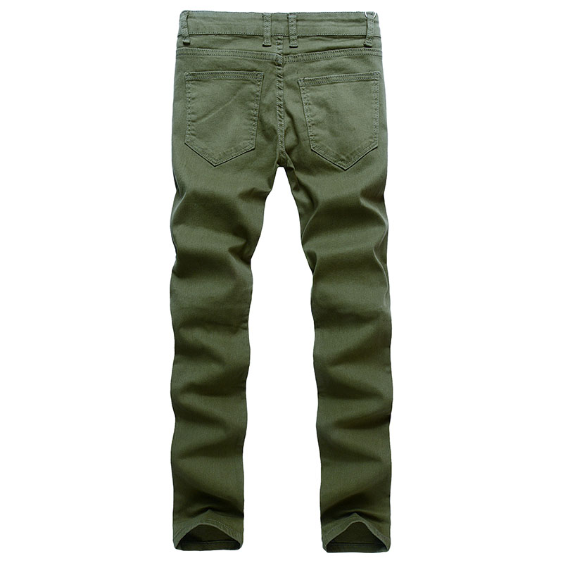 

Men Skinny jean Slim denim Causual Knee Holes Distressed Ripped hiphop pants Washed high quality Free Shipping, B-07