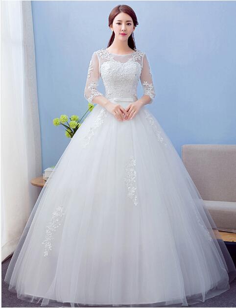 

hot Sale lace Appliques Sweetheart White Red Fashion Sexy Train Wedding Dresses 2018 vestidos de noiva for brides plus size