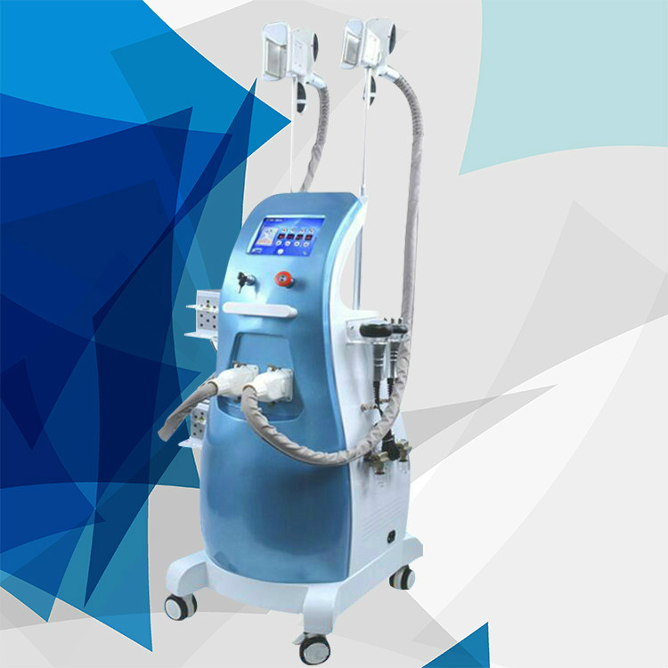 Portable 6 IN 1 Cryolipolysis Fat Freezing Machine Ultrasonic Cavitation RF Slimming Lipo Laser With 3 Handles CE
