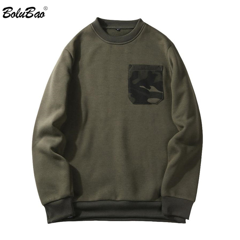 

New Mens Hoodies Fashion Camouflage Pocket Cotton O-Neck Men Casual Hoodies Sweatshirts Sportswear Male Pullover EU Size, Amry green