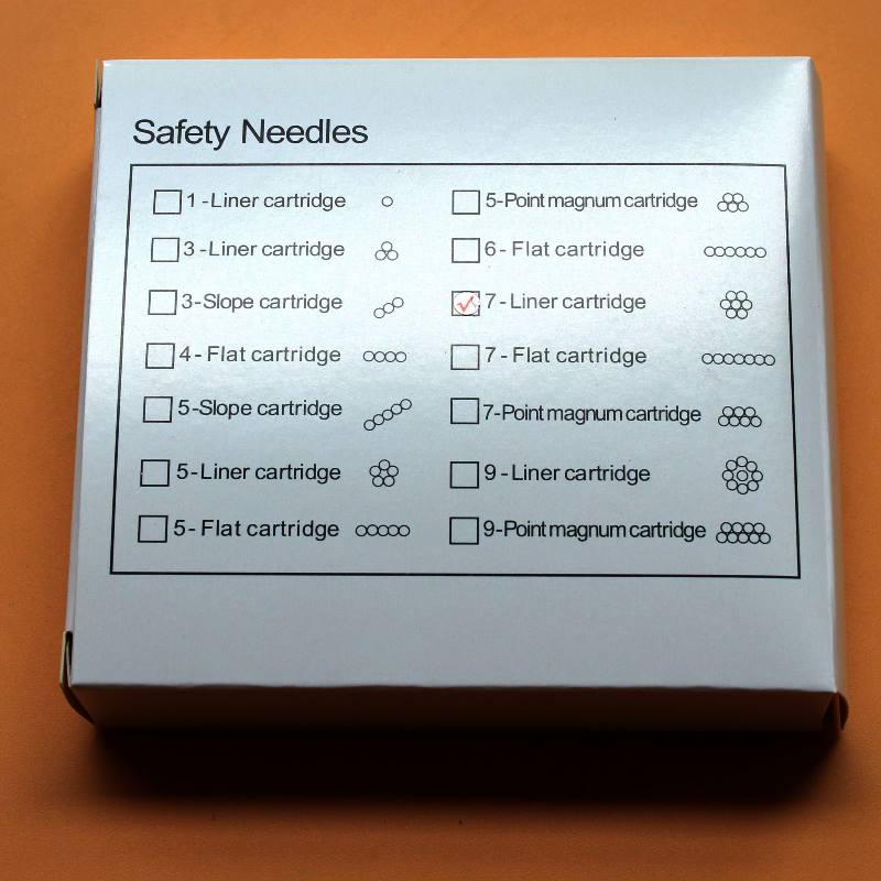 

Tattoo Microblading Needles 50 Pcs 7F Cartridge Disposable Sterilized Needles for Machine Pen Supply Eyebrow Lip Permanent Makeup