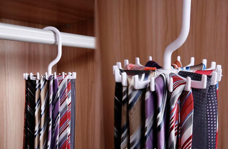 Giratorio Accesorio de Tie con capacidad para 20/ gancho clost ropa accesorios cuello cintur/ón organizador