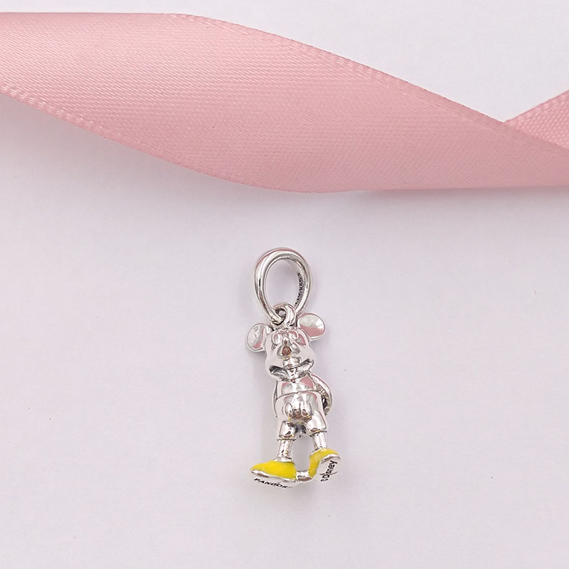 

Authentic 925 Sterling Silver Beads Classic Miki Pendant Charms Fits European Pandora Style Jewelry Bracelets & Necklace 397394EN06