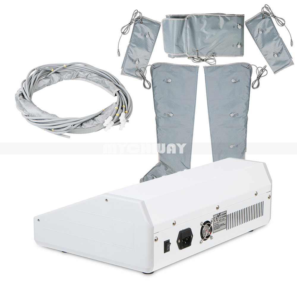 

New Loading Lymph Drainage Pressotherapy Air Pressure Slimming Weight Loss Suit Spa Handy Home Use