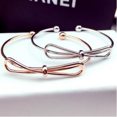 

Lovely Bow tie Bracelet bangle Opening Metal bow Bracelet Rose Gold Bangle Open Cuff Bracelet Rose Gold Silver Gold Bracelets