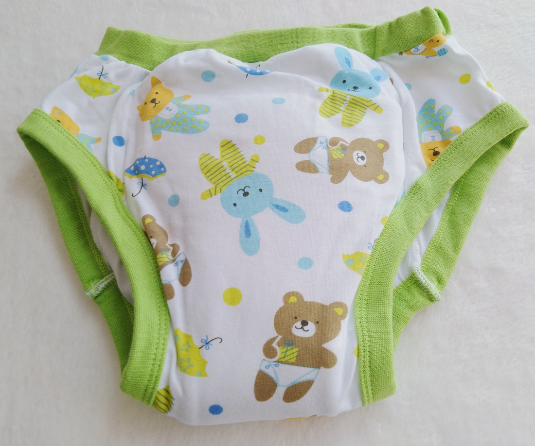 

Printed lovely bear Training Pan/nappie/ Adult Nappies/Adult baby brief with padding inside/ABDL pants/adult /abdl pant/Baby Diaper Lover/Underpants