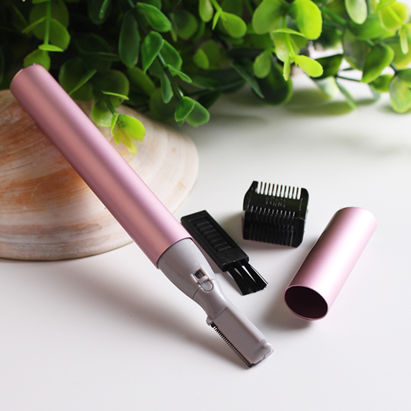 

Electric Eyebrow Trimmer With Eyebrow Comb Brush Face Eyebrow Hair Body Mini Portable Blade Razor Easy Carry Body Shaver Remove