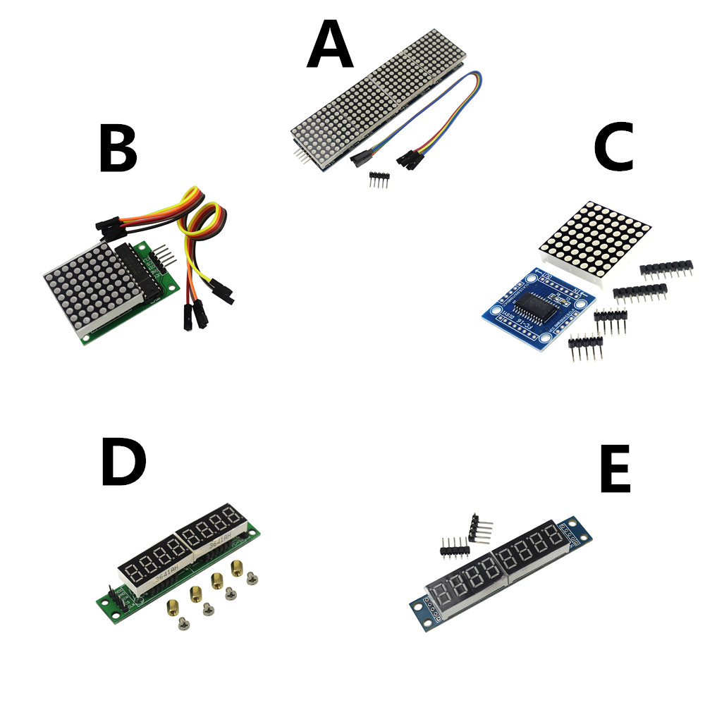 4x Module De Commande Affichage 8 Chiffre MAX7219 DEL Matricielle pr Arduino