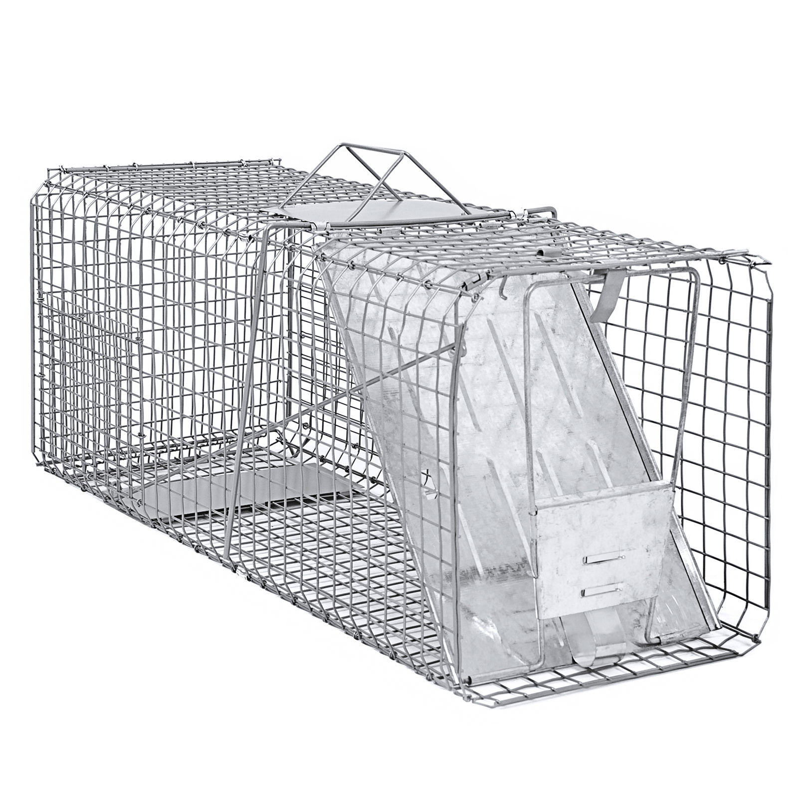 

Raccoon Skunk Humane Animal Trap 31"x12"x12" Cage Rabbit Cat Live
