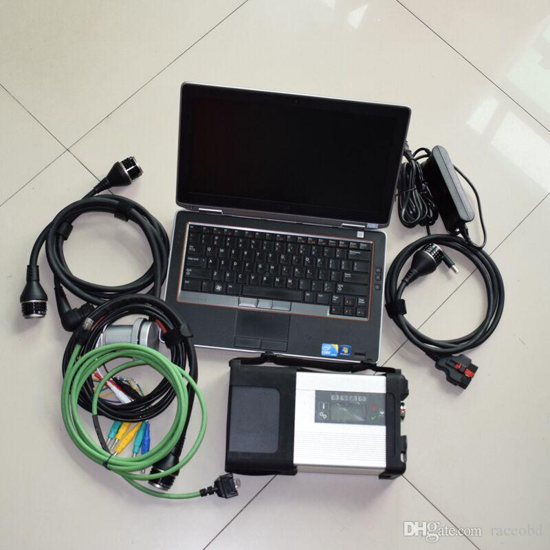 

super tool mb star c5 with hdd 320gb software laptop e6320 i5 4g diagnosis for cars trucks ready to use