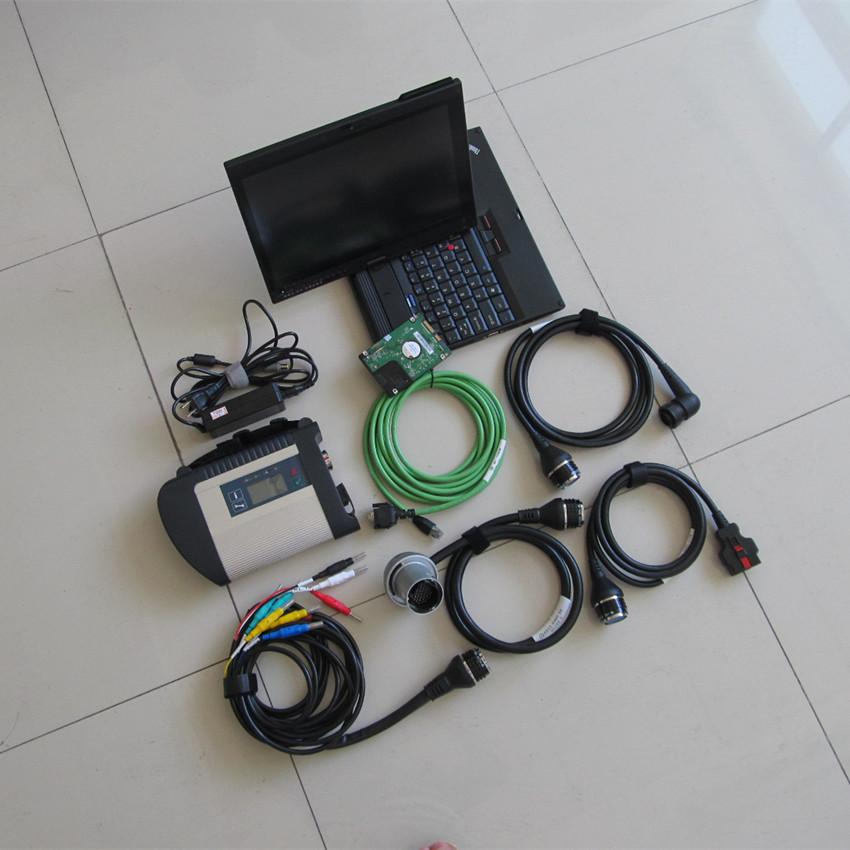 

mb star compact c4 scan tool with laptop x200t touch screen software xentry ecp das hdd ready to use diagnostics
