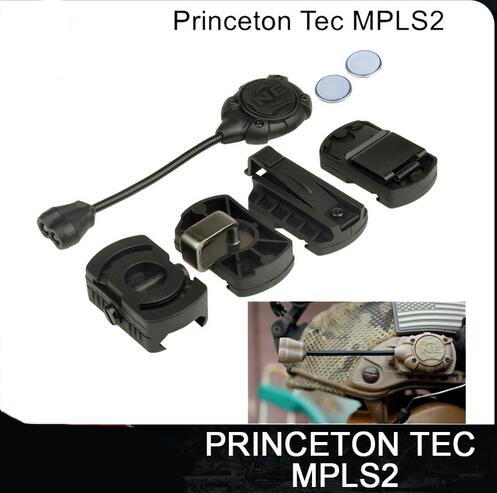

Night Evolution Helmet flashlight Combat Tactical hunting Light Princeton Tec MPLS NE05009, Black