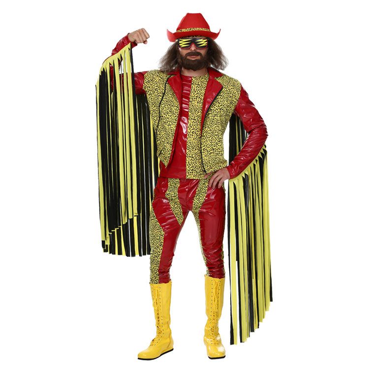 2018 Irek hot Halloween Costume Adult Men American professional wrestler Randy Zarva Cosplay costume party clothes-image-424327613