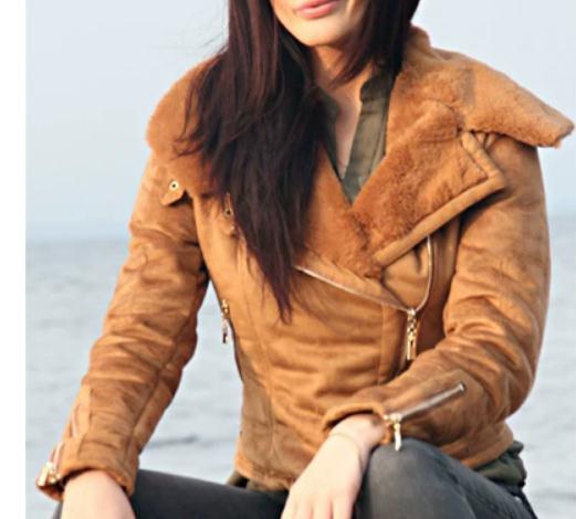 

Free send 2018 autumn winter new style Thickening jacket women coat, Brown